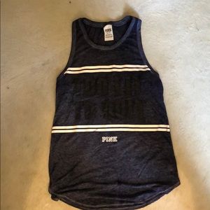 Victoria secret pink “too lit to quit” tank